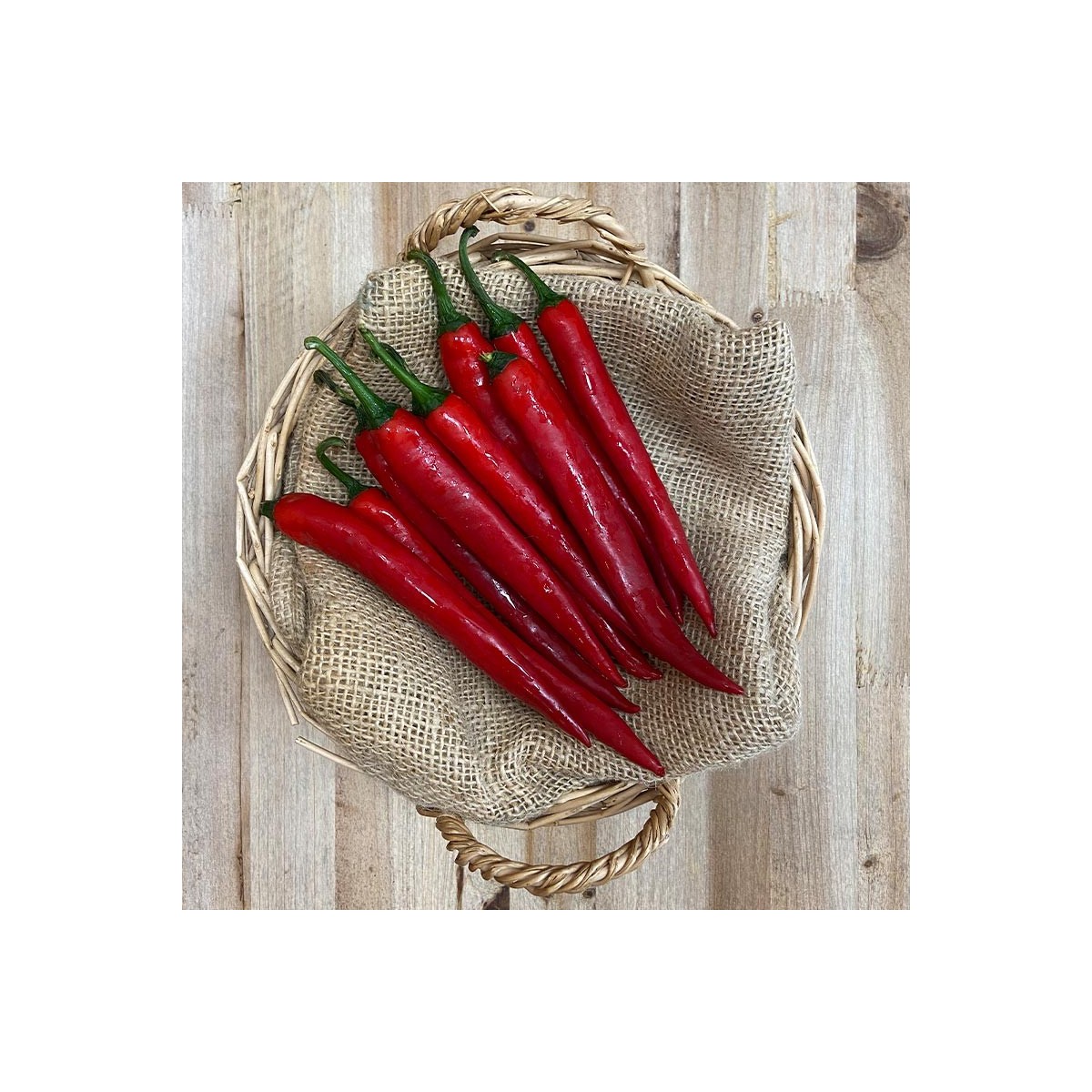 Chiles Rojos Frescos - Verduras -1- Lo mejor de la fruta