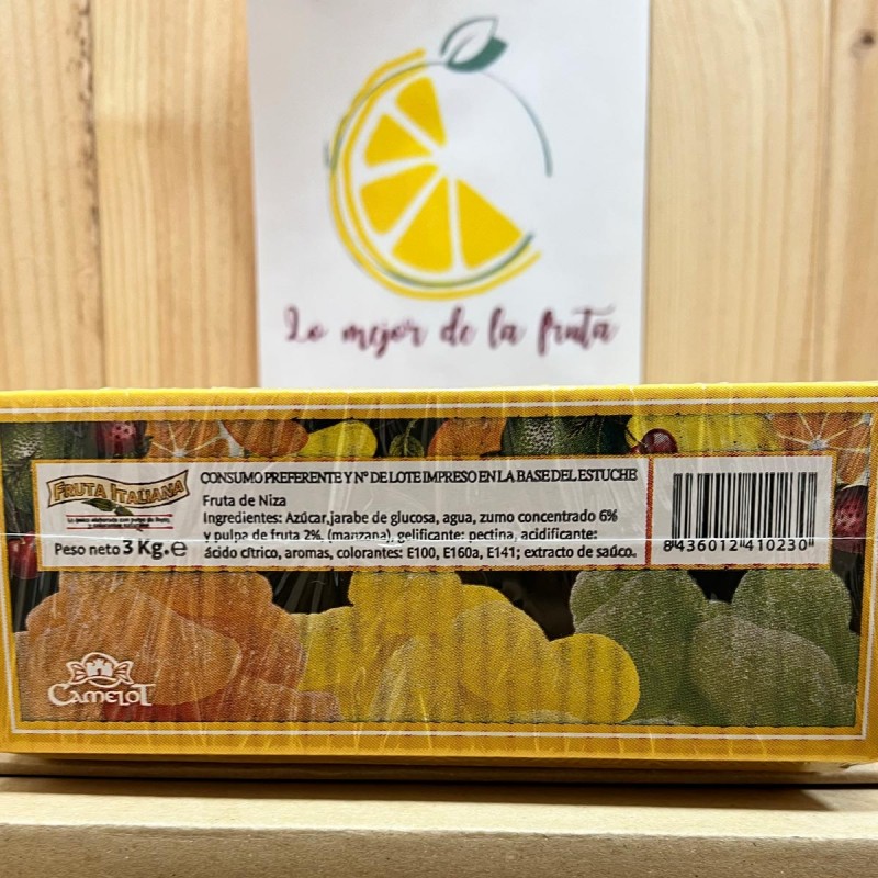 Gominolas Fruta Italiana - Frutos Secos -3- Lo mejor de la fruta